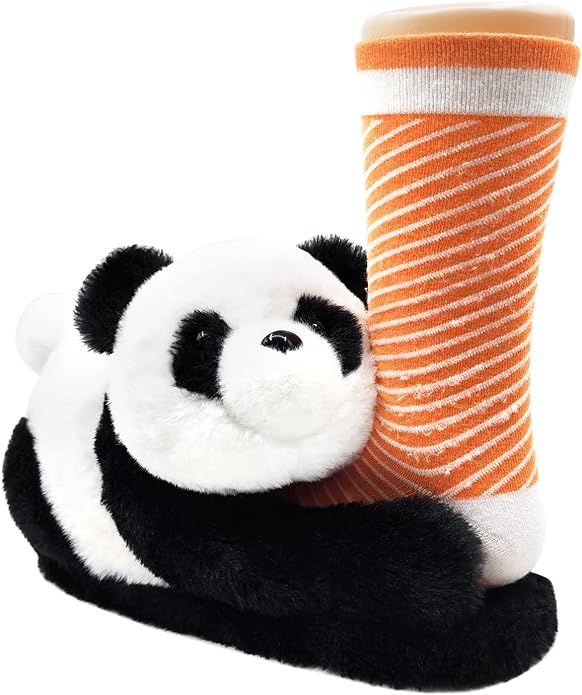 Funny Animal Slippers for Women, Cartoon Cute Fluffy Animal Slippers Cotton Soft Memory Foam Indoor Slippers,Birthday Gifts for Women