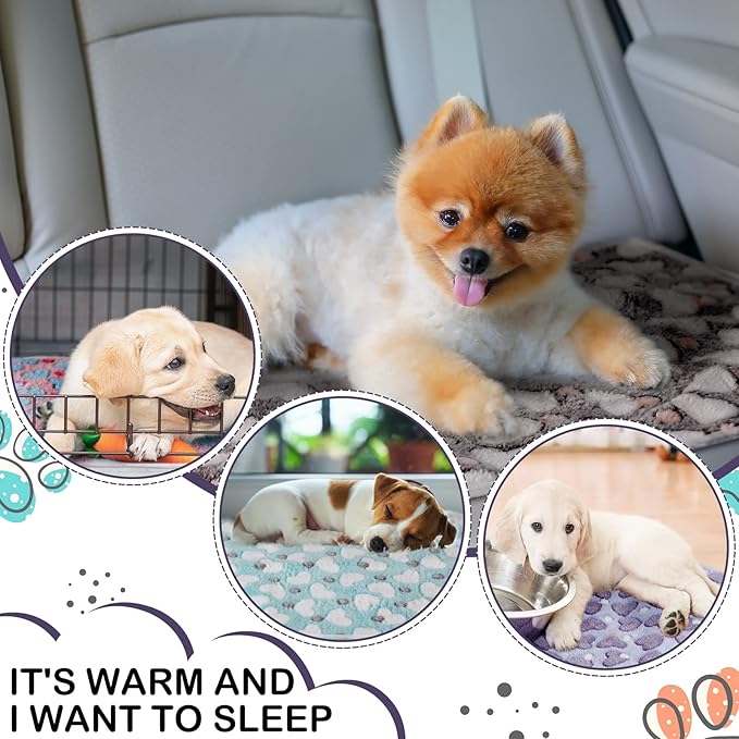 4 Pcs Waterproof Guinea Pig Blankets Washable Small Animal Fleece Bedding Absorbent Guinea Pig Cage Liners Reusable Pet Pee Pad Sleep Mat Pad Cover for Hamster Ferret (Heart Pattern,24 x 47 Inch)