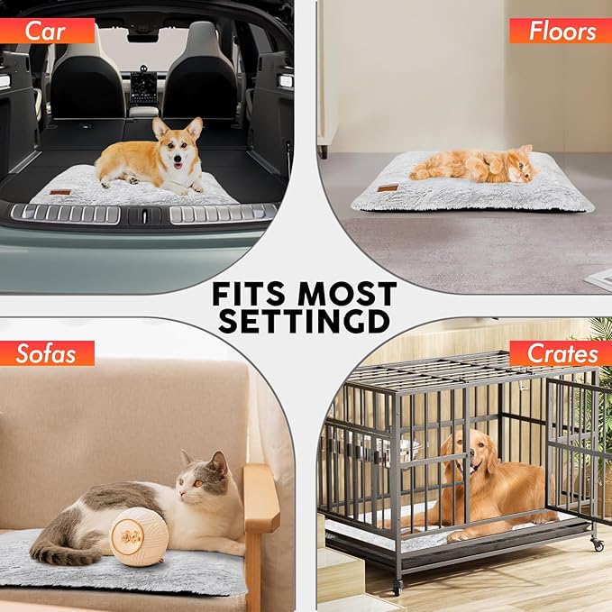 Self Warming Cat Bed, 29" x 20" Self Heating Pet Pad for Indoor Outdoor, Non-Slip Heated Dog Mat Thermal Blanket for Large Kittens Small Puppy