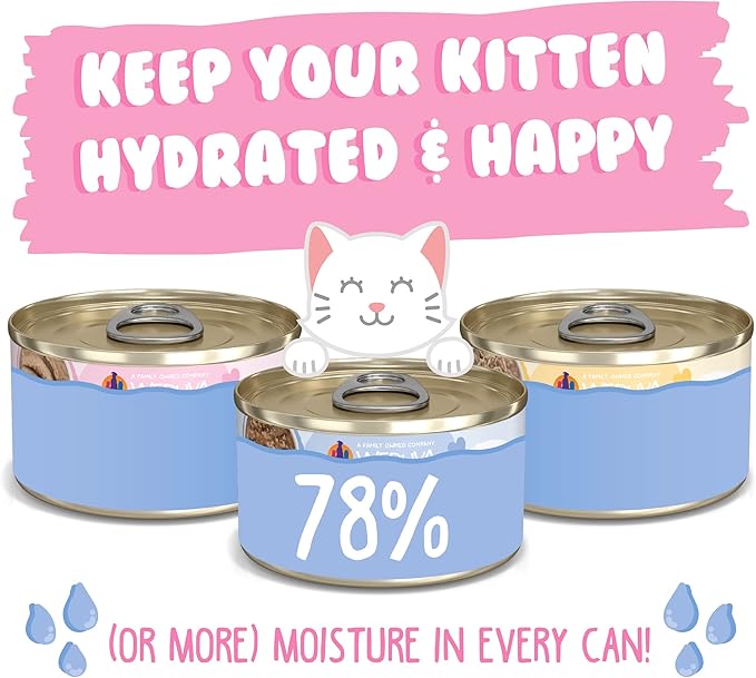 Weruva Kitten, Fur Baby Favorites Variety Pack, 3oz Can (Pack of 12)