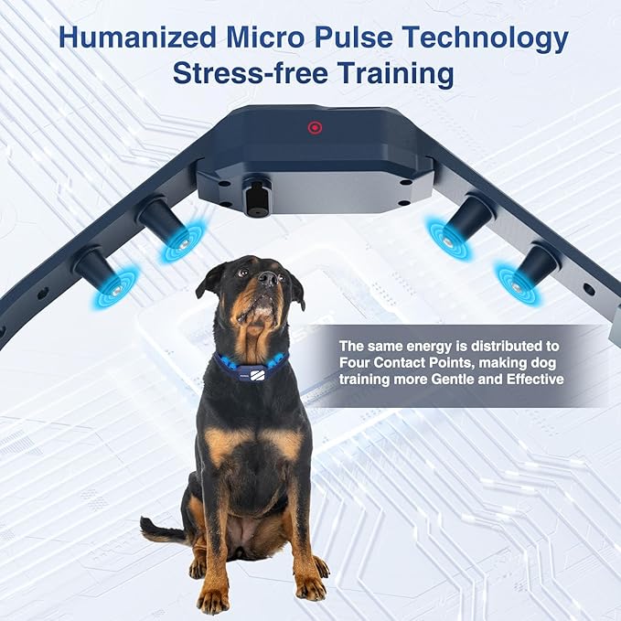 Dog Training Collar - 4200FT Dog Shock Collar with Remote Control with 119 Training Levels & Night-Lights, 100% Safe Innovative E Collar for Dogs Training for 20-140 Lbs Dogs