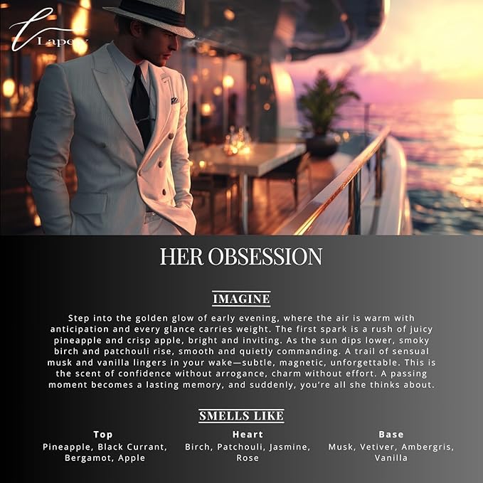 Her Obsession Carpet Freshener Powder Refill 36 oz | Powerful Odor Eliminator for Home | Upholstery Deodorizer | Carpet Deodorizer | Pet Urine | Cat Litter Box