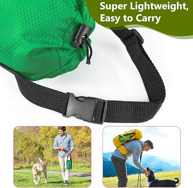 Tresbro Dog Camping Leash, 50ft/75ft/100ft Trolley System for Dogs up to 300lbs, Portable Lightweight Dog Runner Lead for Yard, Reflective Tie Out Cable for Camping, Courtyard, Park, Outside