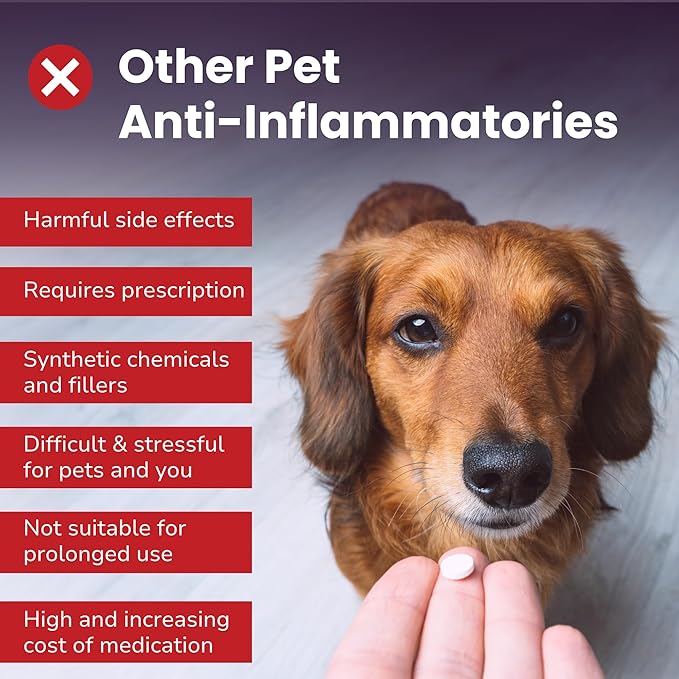 Glacier Peak Holistics Inflapotion - Natural Herbal Anti-Inflammatory for Dogs & Cats, Organic Remedy for Arthritis, Inflammation, Hip & Joint Pain, Mobility & Wellness - 3oz (90 Servings)