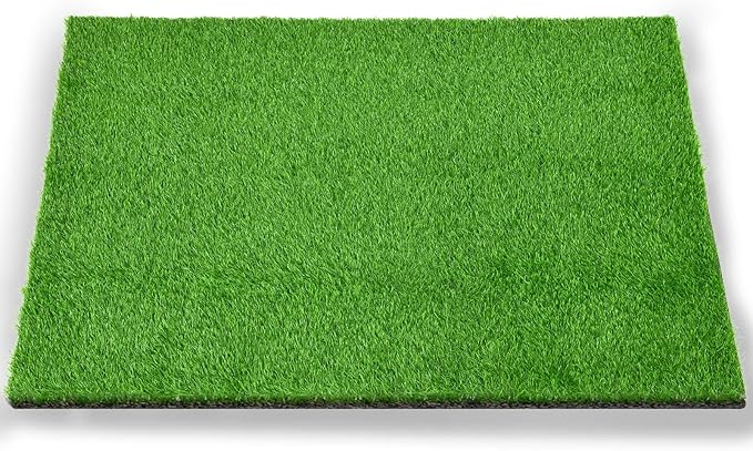 LOOBANI Dog Grass Pee Pads, Artificial Dog Grass Pads for Potty Tray, Fake Grass for Dogs to Pee On, Outdoor Indoor Pee Grass for Dog Potty (55*59 inch)