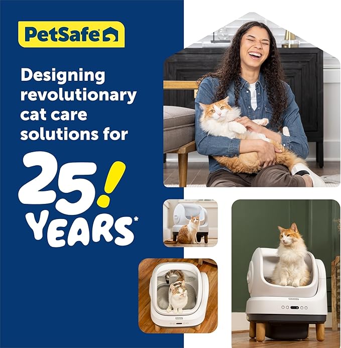 PetSafe Waste Bin Liners – Drawstring Liners for ScoopFree OpenSky Cat Litter Box – Easy Cleanup, 15 Count