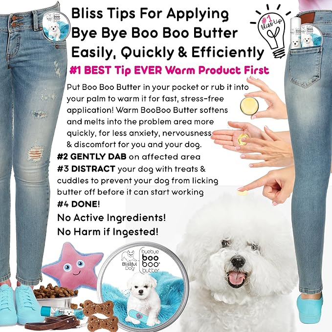 The Blissful Dog Bichon Frise Boo Boo Butter, 0.15-Ounce