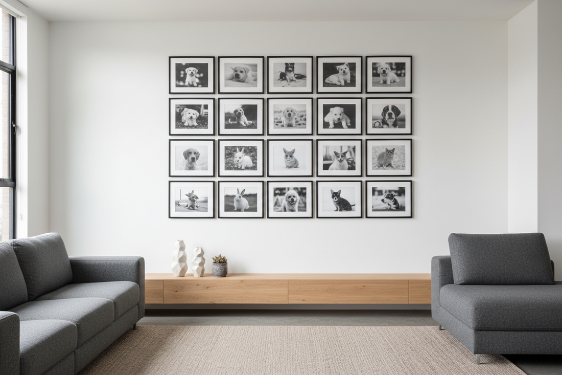 DIY Pet Photo Wall — Minimalist Home Setup Guide