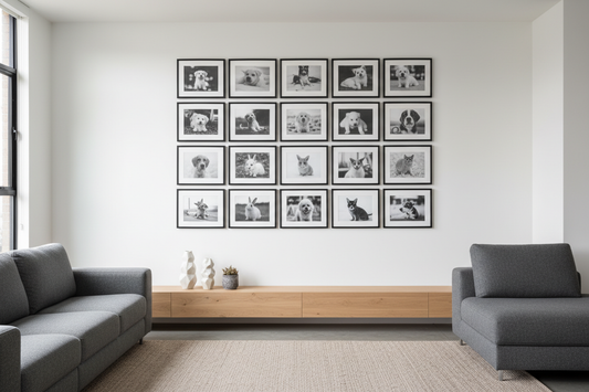 DIY Pet Photo Wall — Minimalist Home Setup Guide