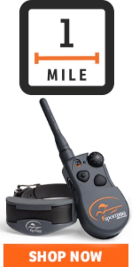 SportDOG SportHunter 825X - Remote Training Collar - Half-Mile Range Trainer - Waterproof Dog E-Collar - Quick-Charge Battery - Static, Vibration, & Tone Modes
