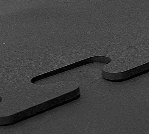 American Floor Mats - Heavy Duty Stall Tiles - Stable/Horse Tiles - Thick, Durable Rubber Flooring Solid Black 14' x 20' Set 3/8" Thick (70 Tiles Total)