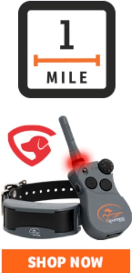 SportDOG SportHunter 825X - Remote Training Collar - Half-Mile Range Trainer - Waterproof Dog E-Collar - Quick-Charge Battery - Static, Vibration, & Tone Modes
