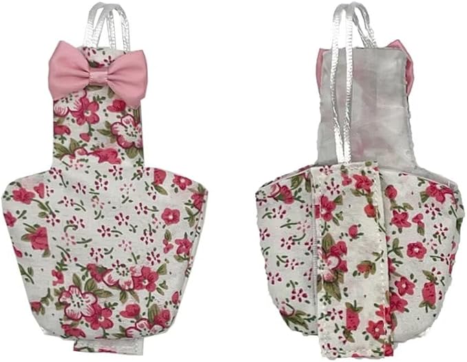 2 PCS Bird Diapers Flight Suite with Waterproof Inner Layer Pink&Balck Urine Wet Suit for Other Small Birds