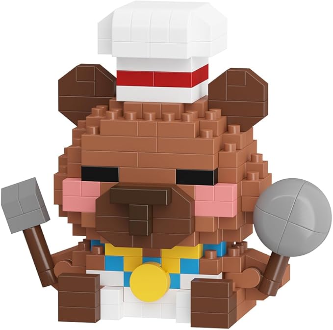 Gold Medal Baking Cute Capybara Baking Bread Series Mini Building Toy Kawaii Animals Set Micro Adorable Pet Buildings Small Bricks Gifts Toys