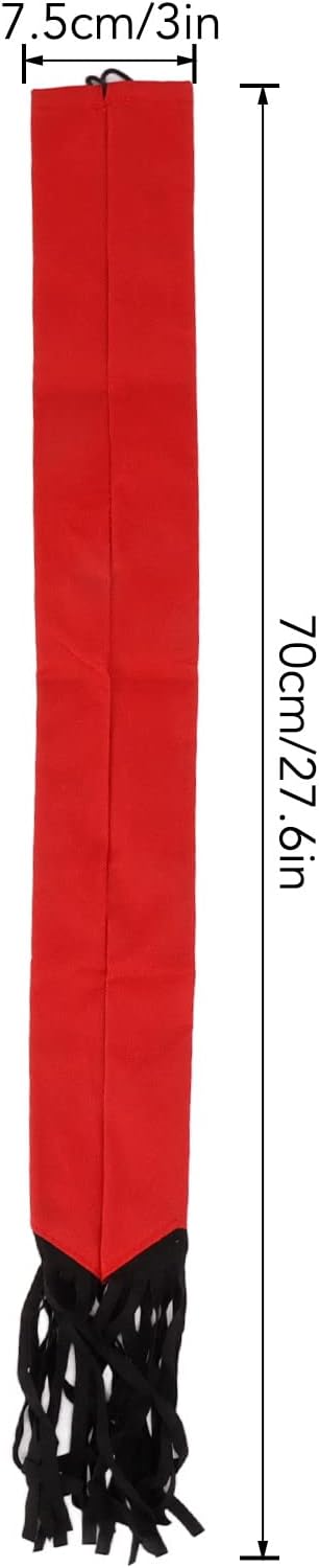 GLOGLOW Horse Tail Bag, Design Horse Tail Guard with Fringe for Keep Tail and Protected (Red)