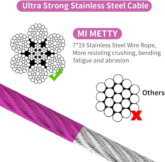 Tie Out Cable for Dog,15FT Dog Leads with Swivel Hook and Shock Spring,Heavy Duty Tie Out Cable for Large Dogs Up to 125lbs,Durable Dogs Runner Tether Line for Outdoor,Yard