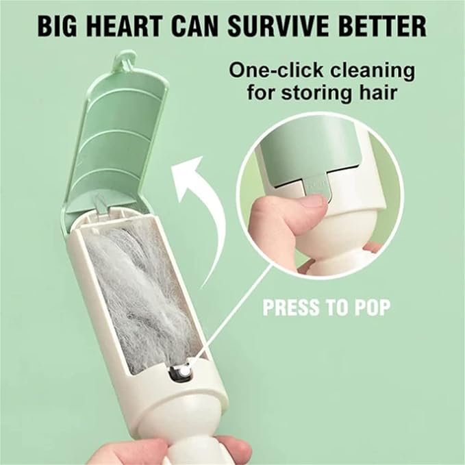 2023 New Pet Hair Remover Roller, Pet Hair Remover, Reusable Pet Hair Remover, Washable Dog/Cat Hair Remover, Fur Remover, Pet Hair Remover for Couch, Best Pet Hair Remover for Furniture (B-Red)