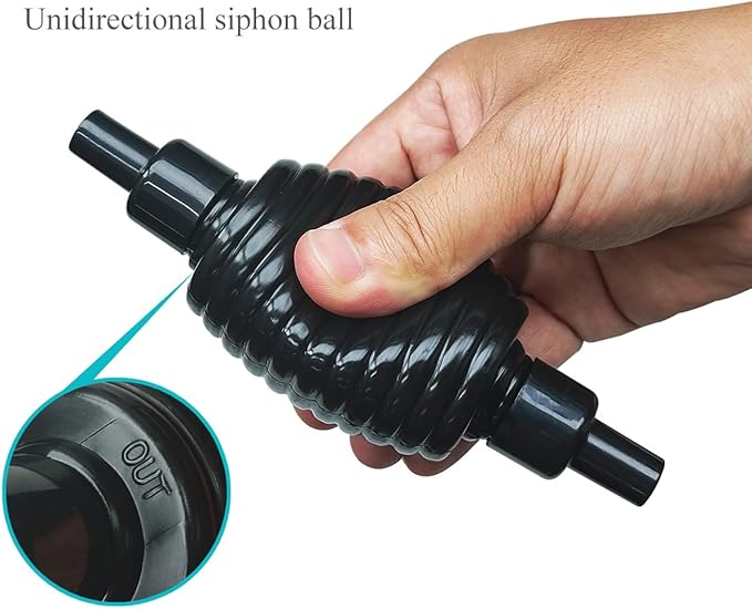 5ft-S Aquarium Siphon Vacuum Cleaner for Fish Tank Cleaning Gravel & Sand