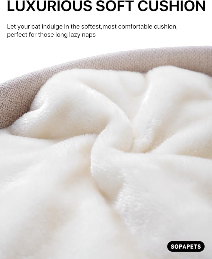 Extra Large Cat Tree for Maine Coon,65 Inches Tall Cat Tree Tower for Indoor Cats Large Adult 20 lbs,XXL Heavy Duty Luxury Sturdy Cat House with Big Hammock,Sisal Scratching Post,Condo