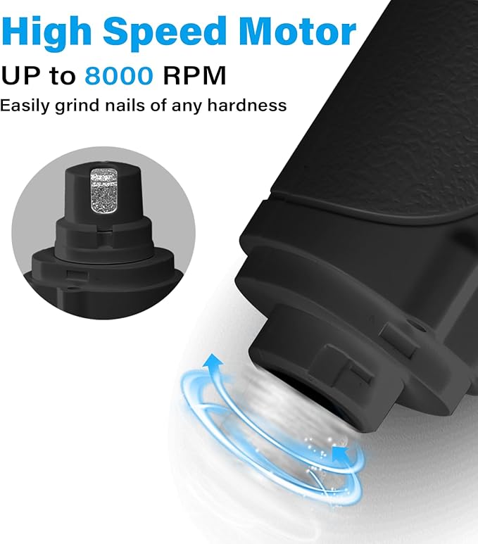 2 in 1 Dog Nail Clippers & Cat Nail Clippers Trimmers for Large Medium Small Dogs Cats Claw Trimmer Quick Sensor and Safety Guard USB Rechargeable Dogs Nail Trimmer with Catcher & 2 LED Lights