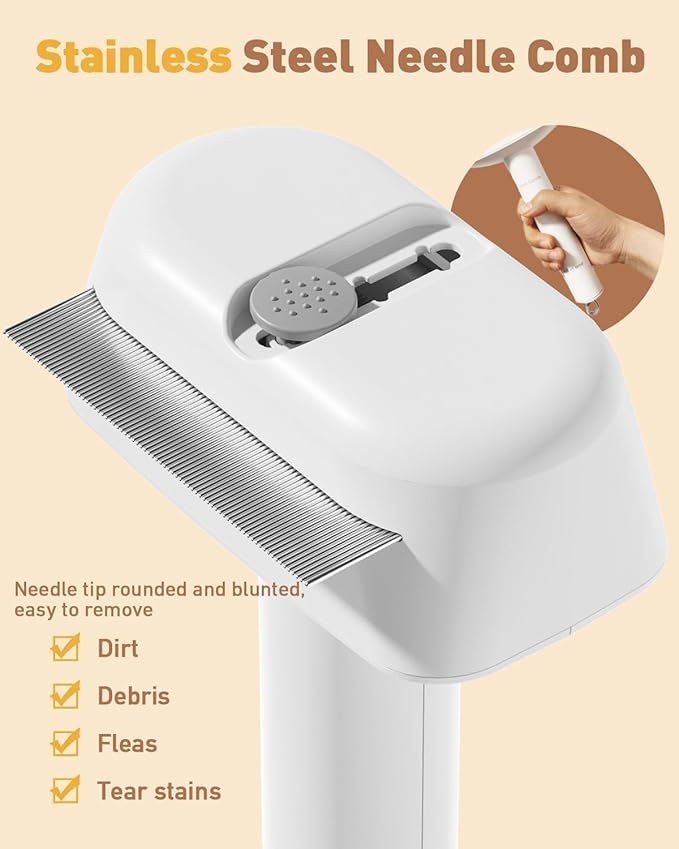 3-in-1 Dog Brush for Shedding, Multifunctional Deshedding Dog Brush for Short Haired Dogs and Cats, Pet Combs for Grooming Matting, Effectively Deshedding and Removes Dirt for Pets