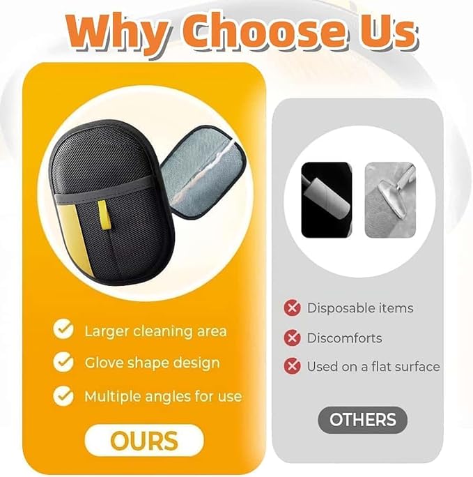 3pc Pet Hair Removal Glove,Pet Grooming Gloves,Cat Grooming for Hair Removal,Versatile Reusable Pet Hair Remover Glove