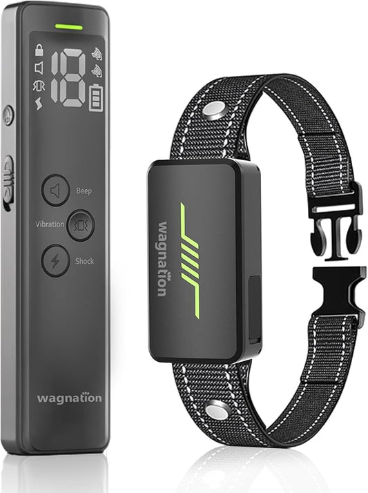 Shock Collar for Dogs with Remote Control, 3300FT Dog Training Collar with 3 Modes & Security Lock, IPX7 Waterproof & Rechargeable Dog Shock Collar for Large Medium Small Dogs 10-120lbs