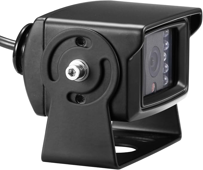 7" 1080P AHD Wired Reverse Rear View Backup Camera System, Waterproof Rearview Reverse Camera 130 Degree Wide Angle Night Vision 4 PIN Cam System for Tractor/Truck/Excavator/Caravan/Skid Steer/RV