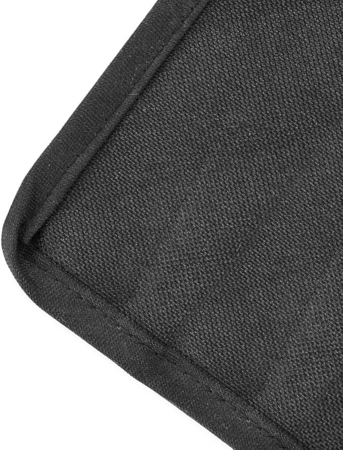 Amazon Basics Waterproof Car Back Bench Seat Cover Protector for Dog - 56 x 47 inch, Black