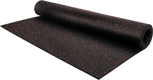 Flooring Inc's 1/4" Thick Tough Rubber Flooring Roll | Flexible Recycled Rubber Floor Mats for Home Gym | Heavy Duty Rubber Mat for Home Gyms, Sheds, Horse Stall Mat or Trailer