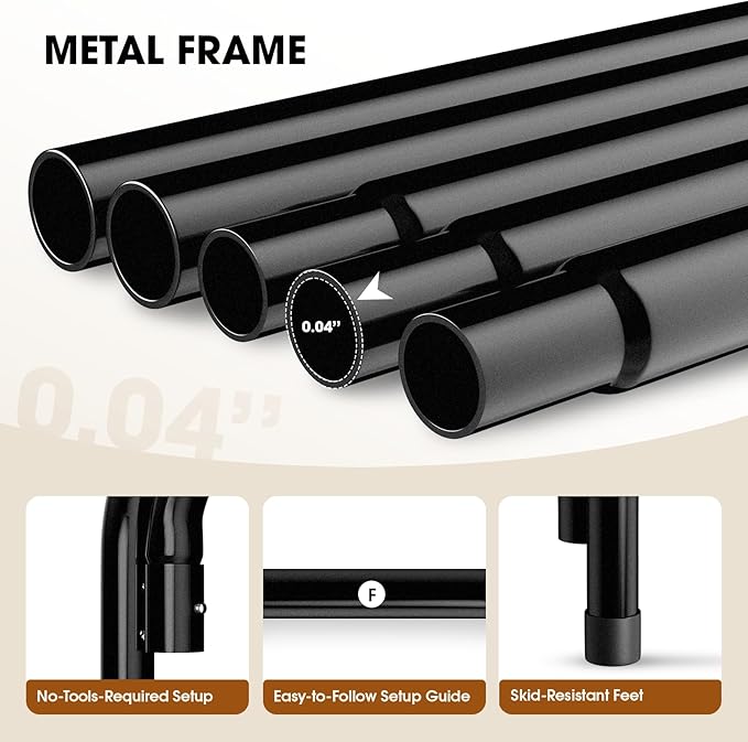 Elevated Dog Bed, Raised Outdoor Dog Bed for Extra Large Sized Dog, Portable Cooling Pet Cot with Breathable & Washable Mesh, Indoor & Outdoor Pet Hammock with Skid-Resistant Feet.