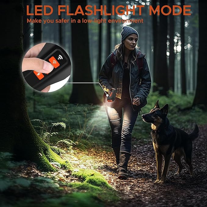 2025 Upgraded Anti Barking Device for Dogs, Ultrasonic Dog Bark Deterrent, Dog Bark Deterrent Devices, Best Anti-Barking Device, 3 Modes & LED Light Portable Indoor & Outdoor