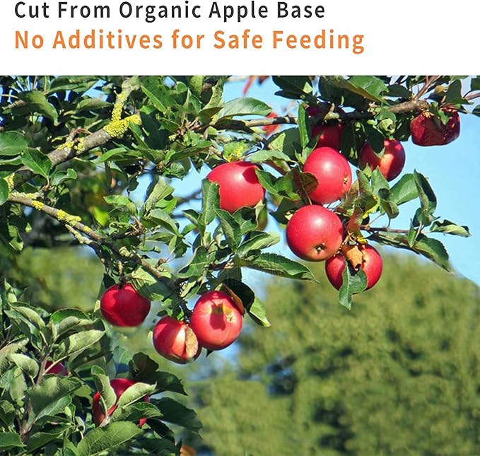 600g Apple Sticks Molar Wood Treats, Rabbit Toys Chinchilla Guinea Pig Bunny Toys Wood Chews Sticks for Teeth Rabbit Food Guinea Pig Hamster Gerbil Chews Small Animals Snacks(150 Pcs)