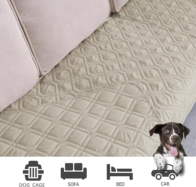 Ameritex Waterproof Dog Bed Cover Pet Blanket for Furniture Bed Couch Sofa Reversible