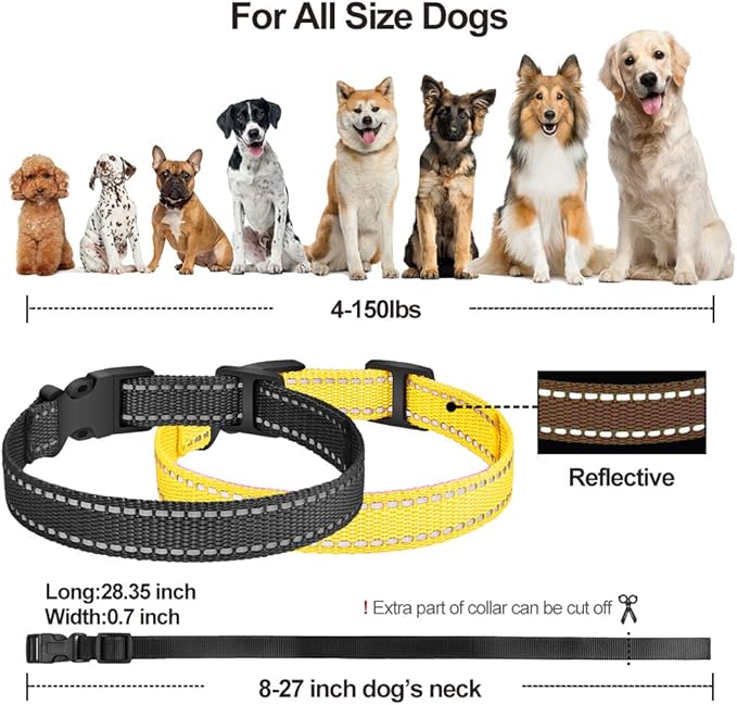 Paipaitek Collar Replacement Strap Compatible with Patpet, Garmin, Dogtra, Petrainer, Dog Care, Sportdog Field Trainer, Trainpro Dog Training Collar Receiver