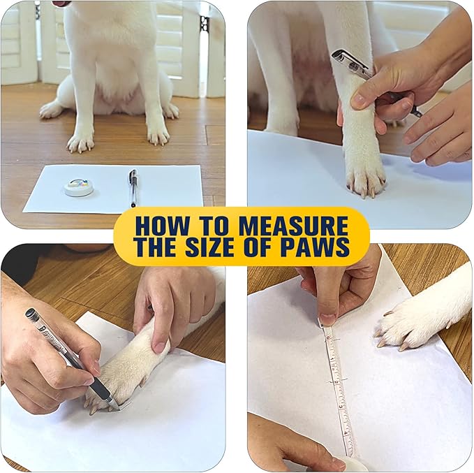 EXPAWLORER Anti Slip Dog Socks to Prevent Licking Paws, Dog Shoes for Hot Pavement, Dog Booties for Small Medium Large Senior Dogs, Traction Control Dog Boots & Paw Protectors for Hardwood Floors