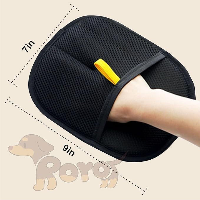 3-Pack Pet Hair Removal Gloves, Remove Dog/Cat Fur from Clothing, Furniture, Bedding & Carpet, – Reusable & Washable Lint Hair Remover for Home & Pet Owners