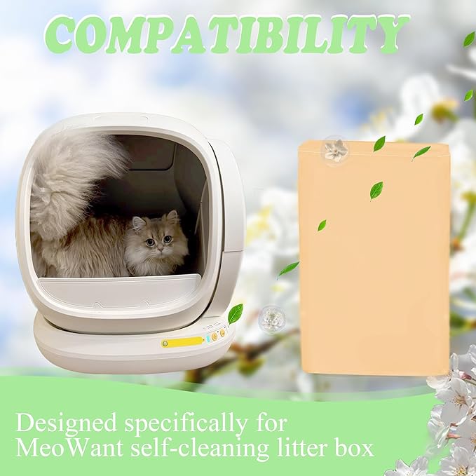 NewKe 10 Pack Pet Odor Eliminator for Meowant Self-Cleaning Cat Litter Box, Cat Litter Deodorizer Compatible with MW-SC01/MW-SC02/LB02, Cat Toilet Odor Deodorant Gel