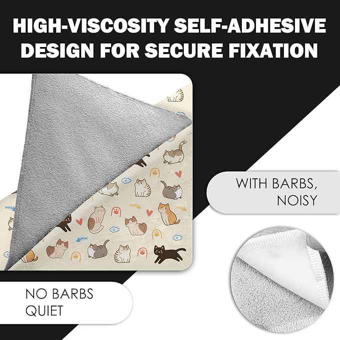 27.6"Cat Grooming Wrap, Self Adhesive Cat Wrap for Cutting Nails, Anti-Escape Calming Cat Swaddle Wrap for Medicine Ear Cleaning, Anti-Scratch Cats Burrito Restraint Blanket, Multifunctional Pet Tool