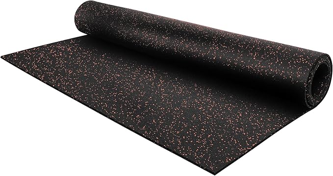Flooring Inc's 1/4" Thick Tough Rubber Flooring Roll | Flexible Recycled Rubber Floor Mats for Home Gym | Heavy Duty Rubber Mat for Home Gyms, Sheds, Horse Stall Mat or Trailer