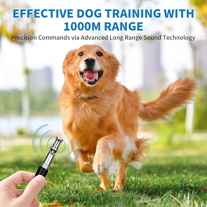 3 Pack Dog Whistle to Stop Barking Neighbors Dogs, Adjustable Silent Dogs Whistle, Training Whistles with Lanyard, Recall Training Whistles to Stop Barking Neighbors Dog(Black, White, Red)