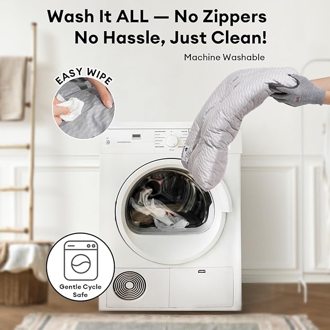 FUNNY FUZZY 2 in 1 Dog Crate Bed Pad for Large Sized Dog, Washable Reversible Pet Soft Mats,Durable Fluffy Kennel Mattress,Indoor Cats, 35" × 23", Beige