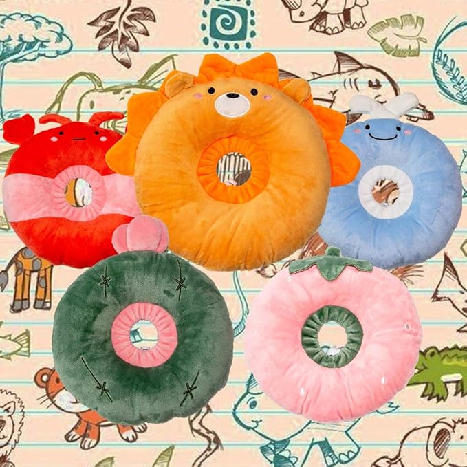 Adjustable Cat Recovery Collar Soft,Cute Pet E-Collar Neck Cone After Surgery Wound Healing Protective Cone Fit for Kitties, Small Dogs(ELC05-whale-l)