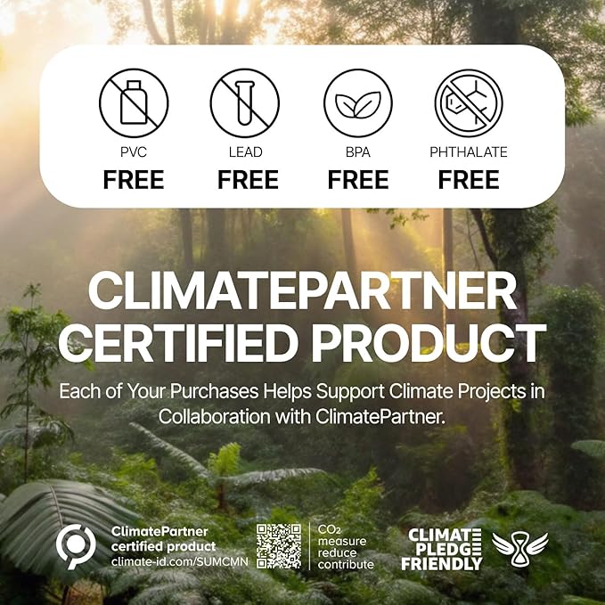 AIRHOP 0.79in Thick 24 Sq Ft Exercise Equipment Mats, 6 Tiles Upgraded Rubber Top with High Density EVA Foam, Large Interlocking Puzzle Gym Flooring for Home Gym, Heavy Weight Workout,Black & White