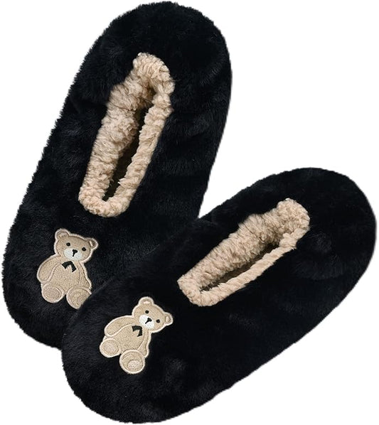 Keyela Slipper Socks for Women Grippers- House Slippers for Women Indoor- Fuzzy Cute Animal Women's/Ladies Slippers