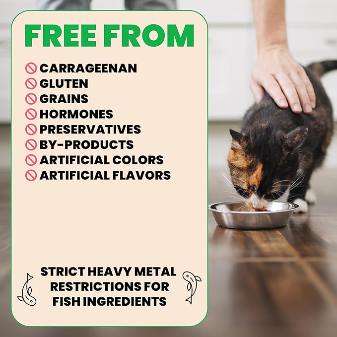 almo nature Wet Cat Food HQS Natural Rotational Diet Fish Selection & Chicken Drumstick - Variety Pack, Grain Free, Additive Free, Highly Digestible, Preservative Free 2.47-oz, 12 Pack