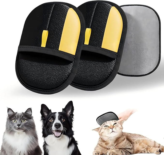 2025 New Pet Hair Removal Glove for Cats & Dogs, Pet Hair Remover Glove (2PCS)