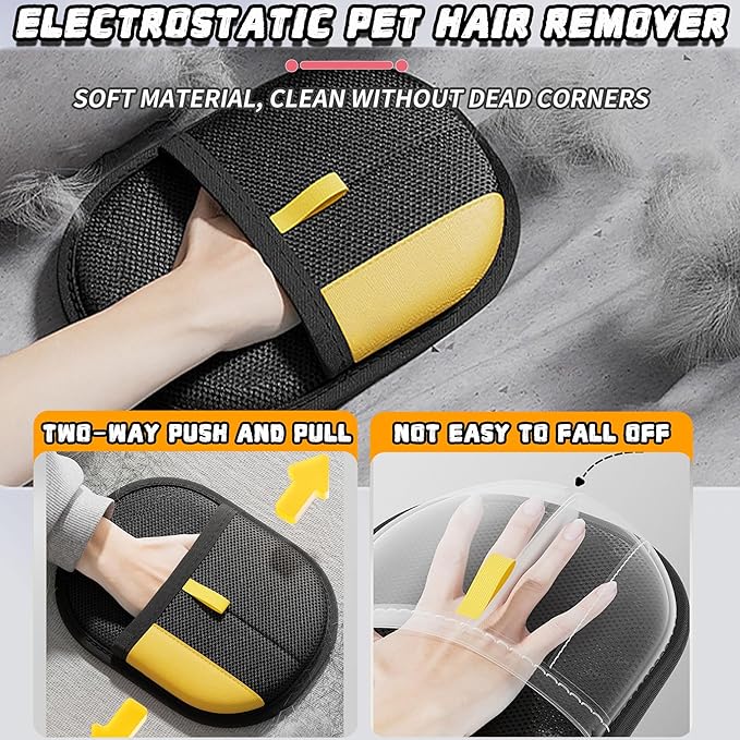 2025 New Pet Hair Removal Glove for Cats & Dogs, Pet Hair Remover Glove(1)