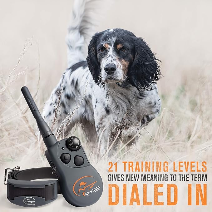 SportDOG SportHunter 825X - Remote Training Collar - Half-Mile Range Trainer - Waterproof Dog E-Collar - Quick-Charge Battery - Static, Vibration, & Tone Modes