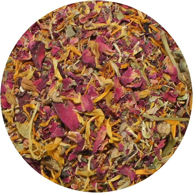 Flower Fusion Treat - Healthy Natural Dried Flower Herbivore Treat - Chinchillas, Guinea Pigs, Rabbits, Prairie Dogs, Degus, Hamsters, Rats, Squirrels, Sugar Gliders & Other Small Pets (0.85 oz)